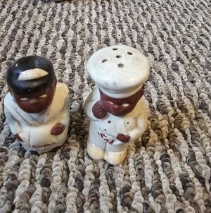 Vintage Chef Salt and Pepper Shakers
